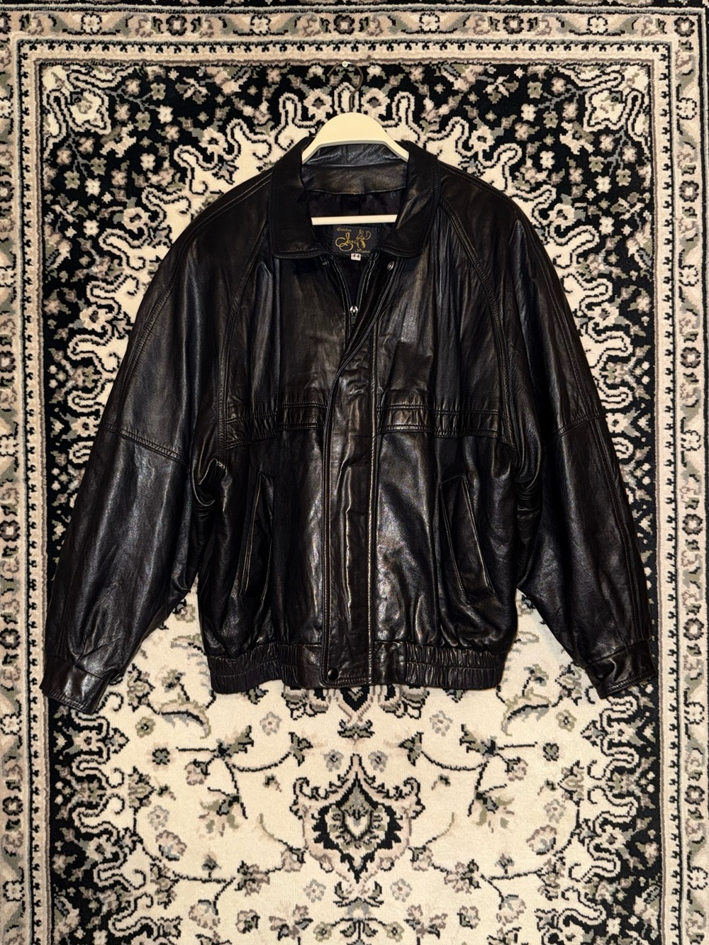 Création Montréal leather jacket